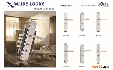 304不锈钢锁 防盗门锁 不锈钢防盗门拉手_执手锁_门控产品_供应_现代锁业网